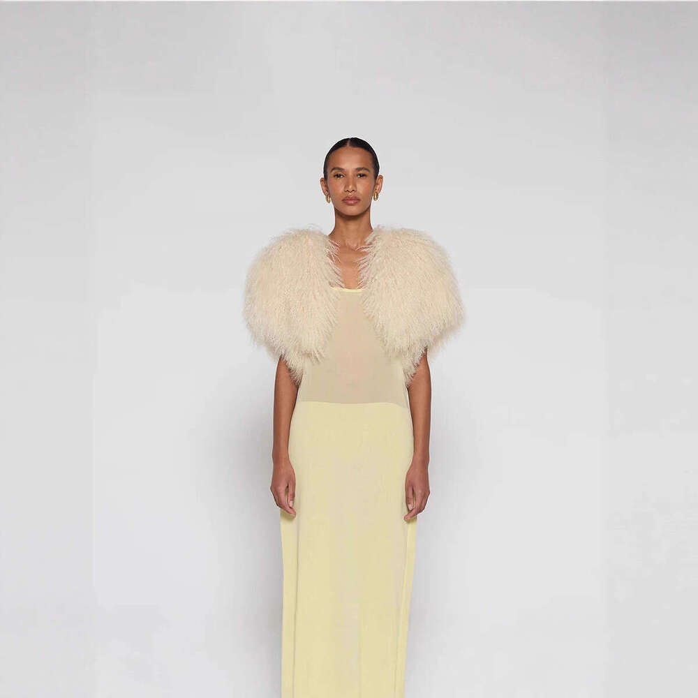 Autumn and winter fur coat, women's teddy fur, bride's cape, shawl, faux fur, artificial fur