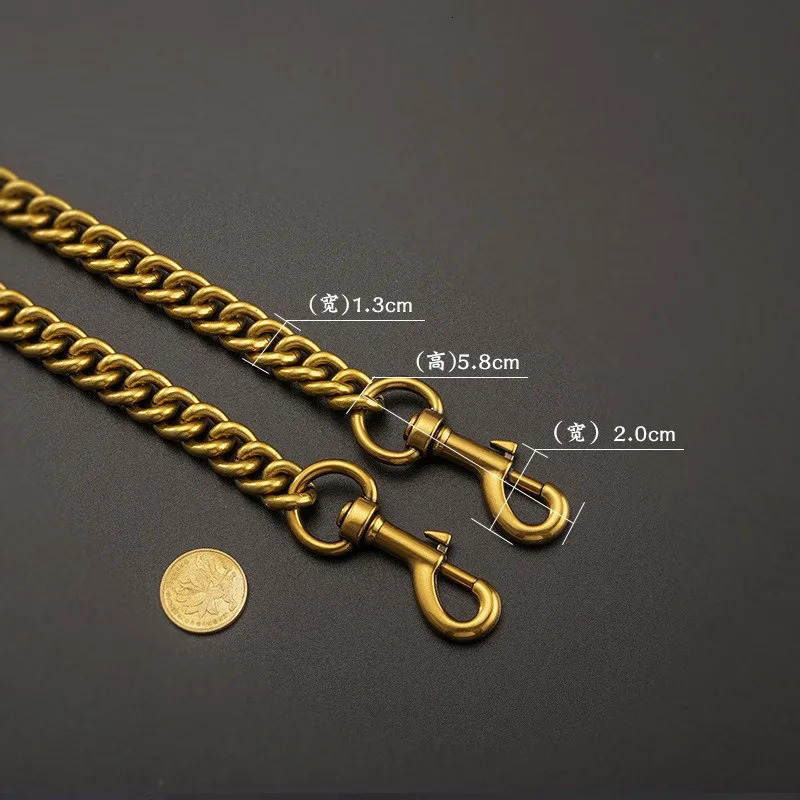 Shoulder Bag Key Chain Bag Women Messenger Bag Strap Replacement Bags Chain Gold Color Bag Parts Accessories 250811