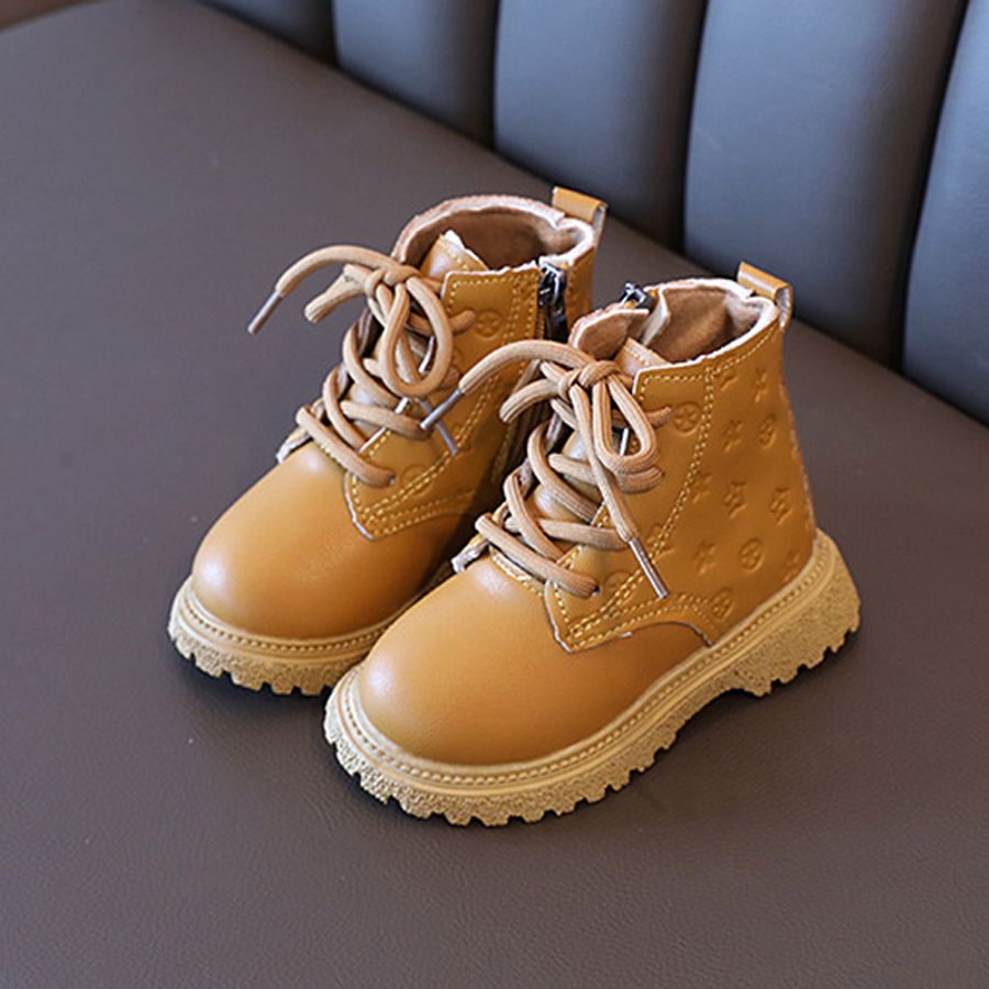 Girl Winter Snow Boots High Top Kids Shoes 2024 Fashion Child Boot Boy Leather Shoes Kidsnest Waterproof Ankle Boots Warm Girl Boot Infant Sizes 21-30