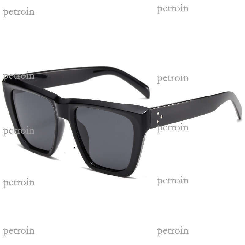 New Style Personality Cat Eye Rice Stud Trendy High-end Fashion UV Protection Sunglasses