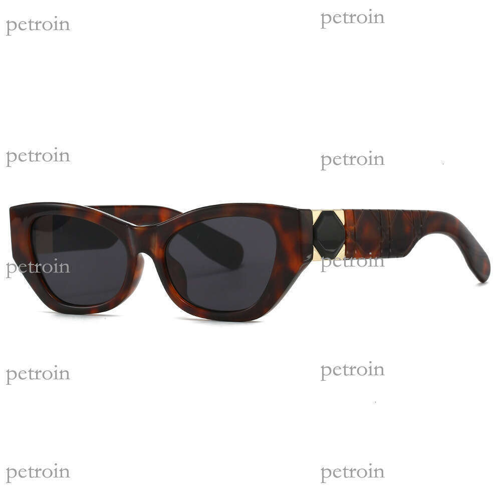 New Personality Cat Eye Frame Fashion Street Style Versatile Decorative UV Protection Sunglasses Can Be Customized with Prescription