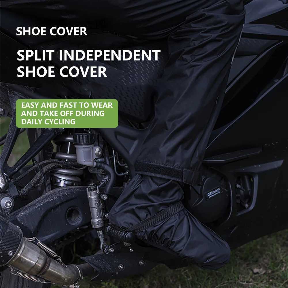 Star Field Knight Motorcycle Riding Raincoat Set Raincoat Rainpants Split Men and Womens Thin Reflective Waterproof Clothing Y250814