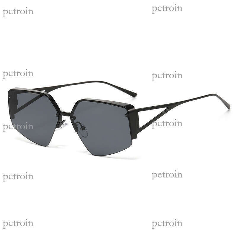 New Fashion Metal Polygonal Trendy Ins Style Unisex Sunglasses
