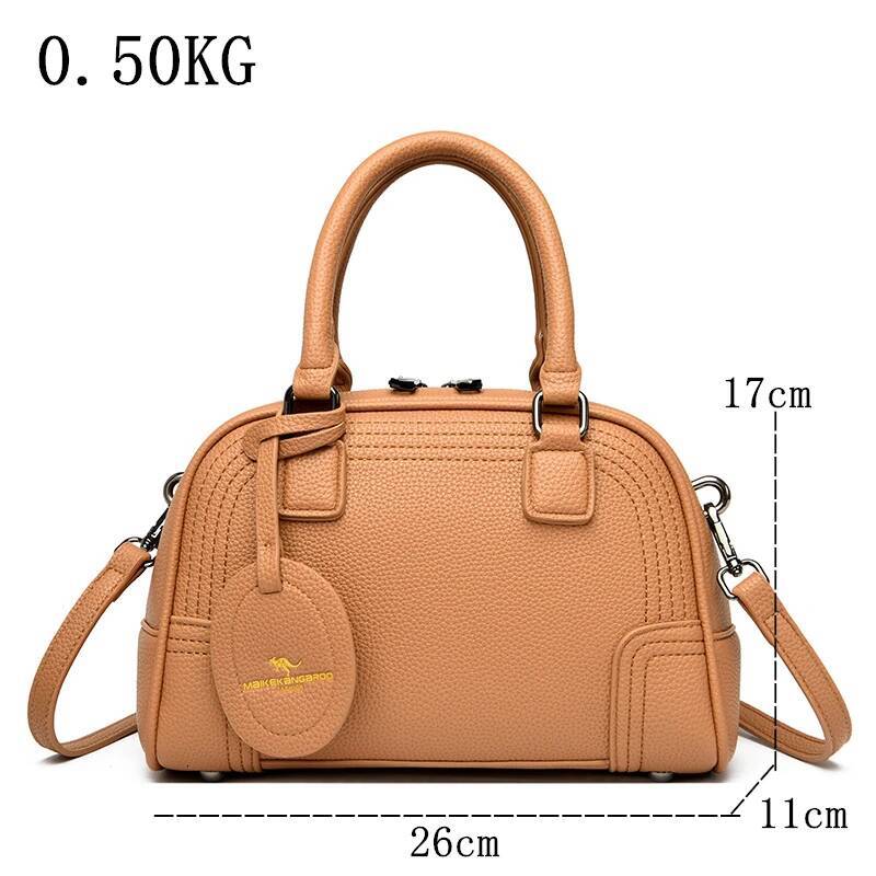New Leather Women Handbags Female Large Capacity Shoulder Messenger Fashion Ladies High Quality Casual Tote Bag 2024