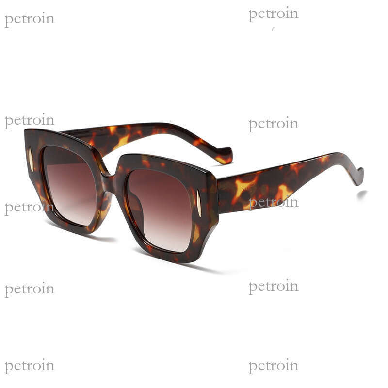 New Square Frame Oversized Unisex High-End Face-Slimming Trendy Brand Sunglasses