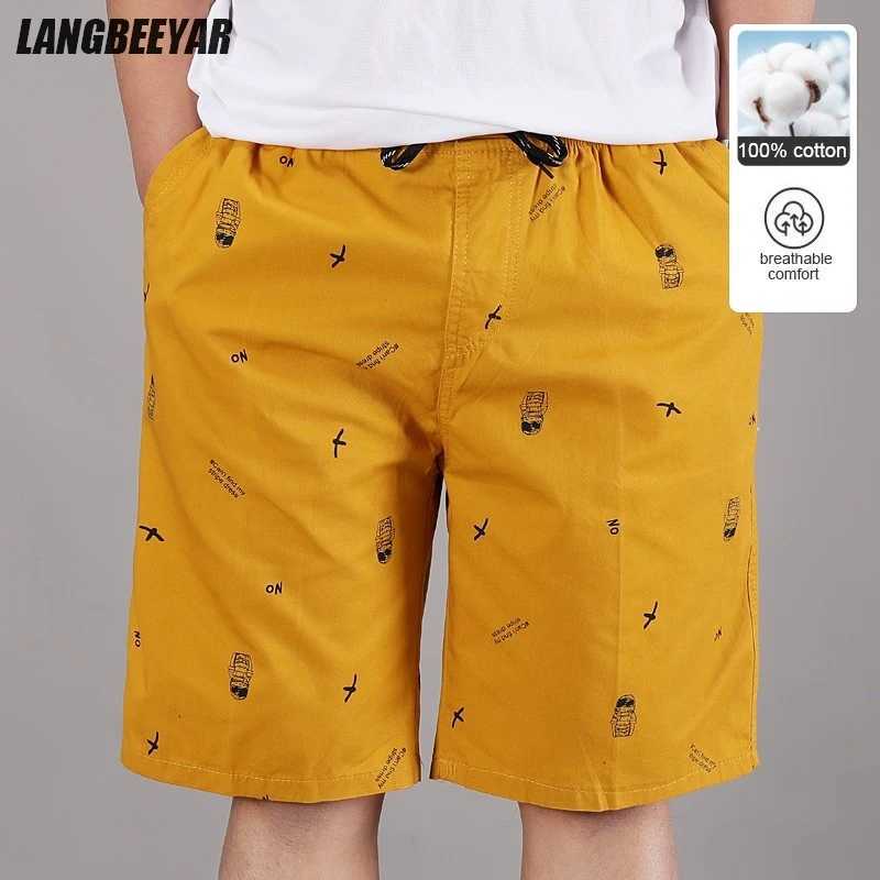 Top Quality 100%Cotton New Summer Brand Casual Loose Fashion Streetwear Board Shorts Pants Men Drawstring Trousers Men Clothes Y250814