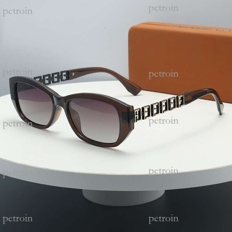 2025 New Hot-Selling Personality F Chain Fashion Internet Celebrity Sunglasses UV Protection Polarized Glasses