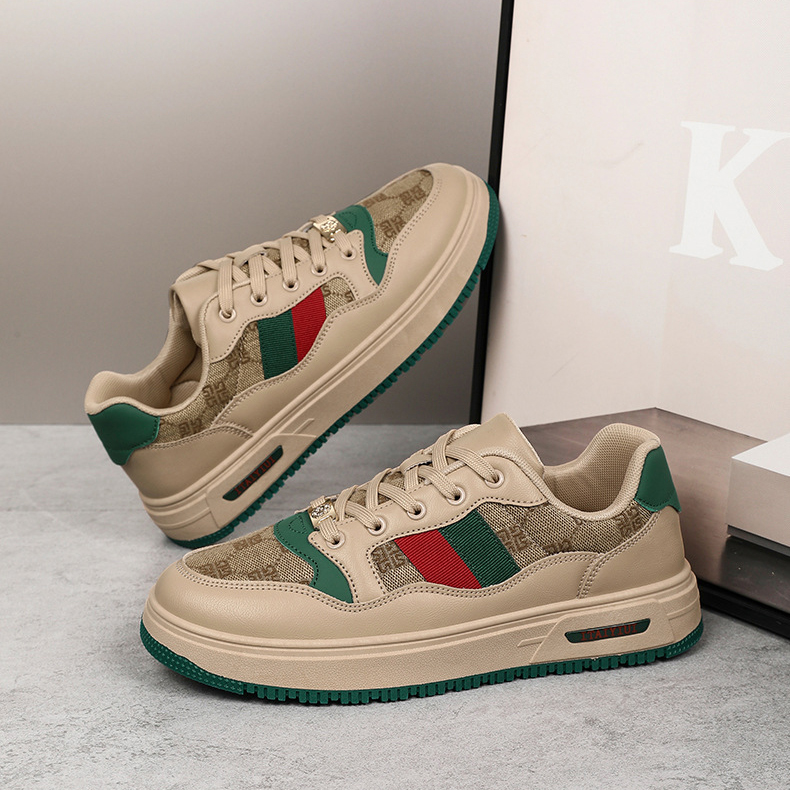 Casual shoes Designer shoes Couples' retro flat shoes Fashionable running shoes Casual White Thick Sole Height Increasing Sneakers