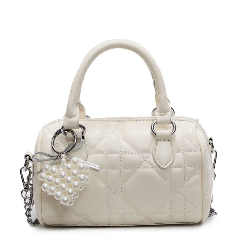 Korean Luxury Women's Diamond Patterned Handbag Free Shipping Designer New Fashion Versatile Underarm Bag Elegant And Casual Single Shoulder Cros