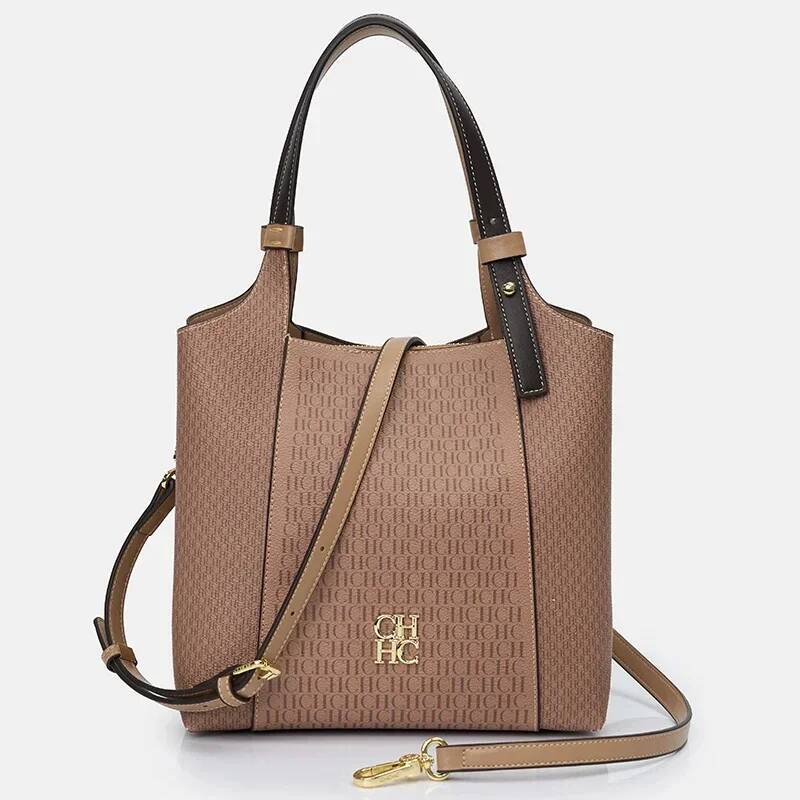 CH Fashion Light Brand Large Capacity Women's Tote Bag Multi-Functional Letter Print Design Handbag