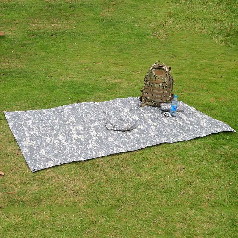 Camouflage Folding Raincoat for Hiking Portable Tactics Poncho Men Waterproof Tourism Packable Rain Cover Army RainWear Y250814