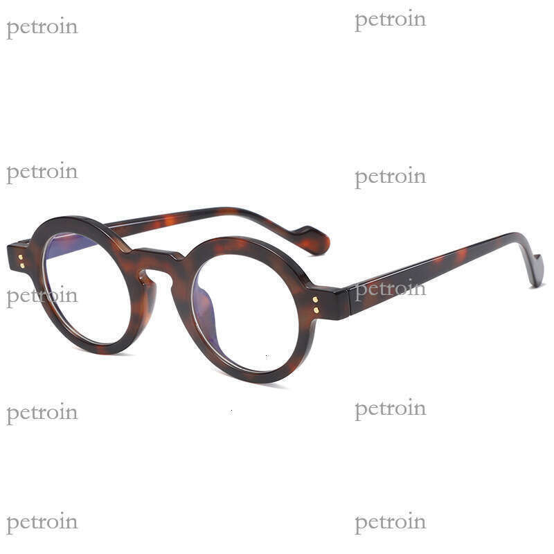 New High-End X Small Round Non-Prescription Optical Frame Blue Light Blocking Glasses for Men