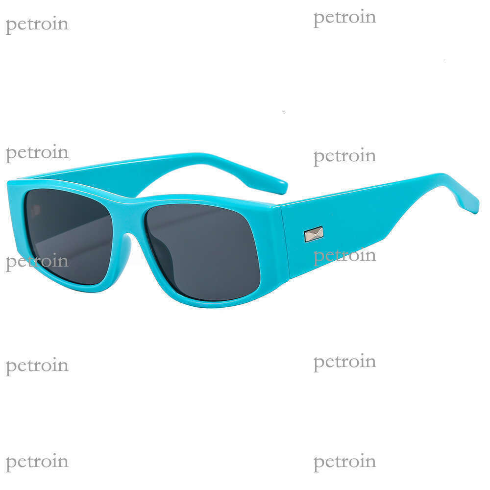 New Square Frame Personality Trendy Versatile Internet Celebrity Same Ins Style UV Protection Sunglasses