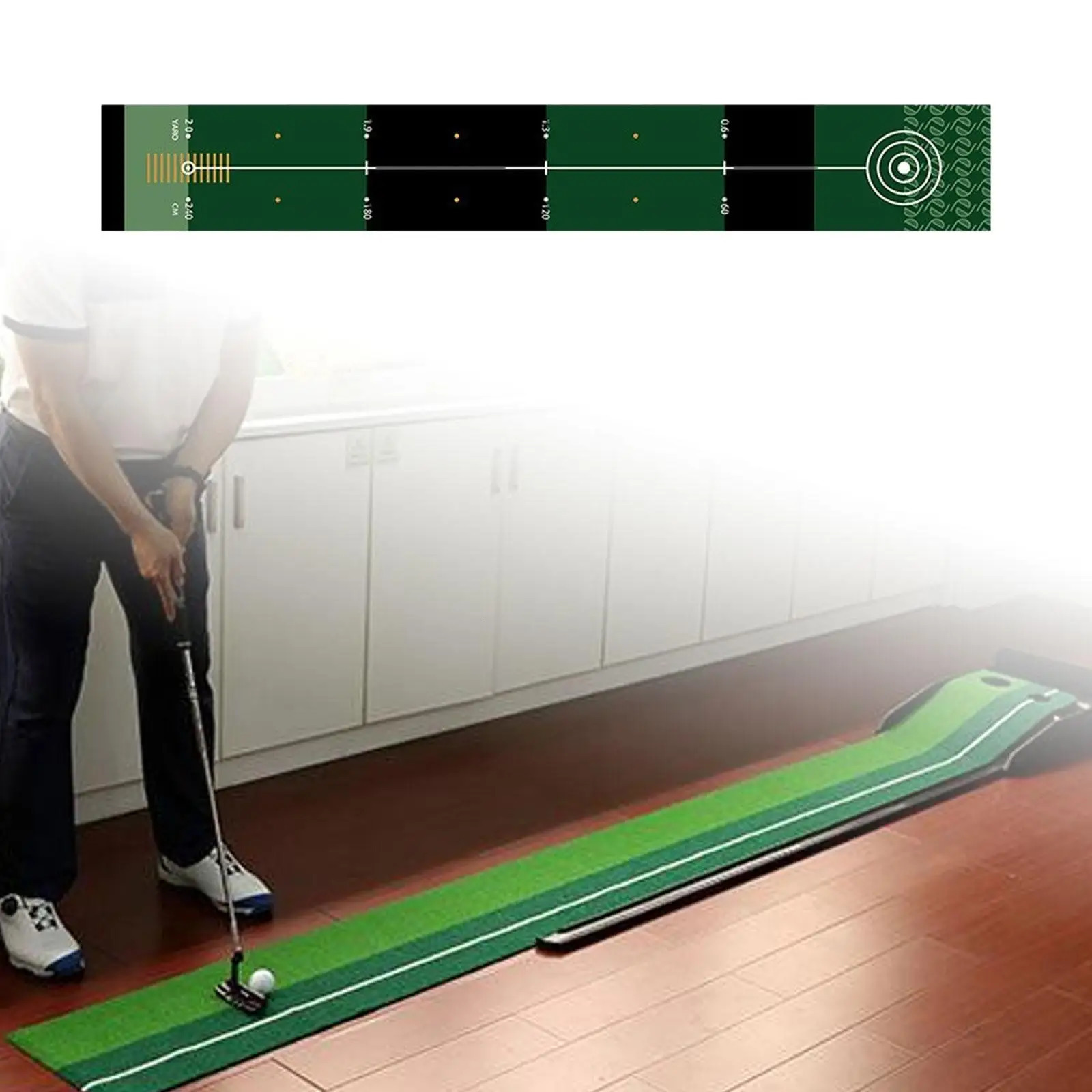 Golf Putting Mat Practical Golf Practice Mat for Park Office Indoor Outdoor 250814