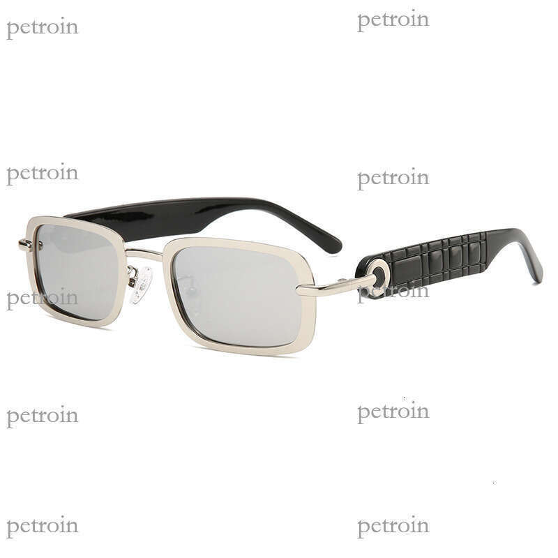 Square Frame Metal New Men's Sunglasses UV400 Fashion Women's