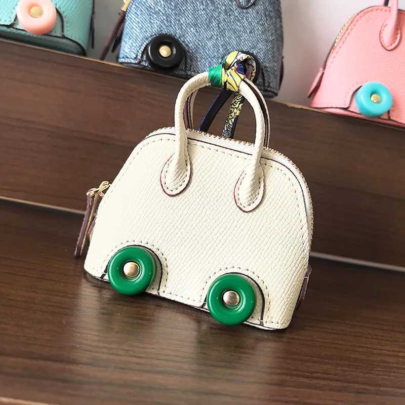 Mini PU Leather Wheeled Bag for Purses Car Keychain Lipstick Soft Storage Bag for Phones Cover New Fashion Y250815