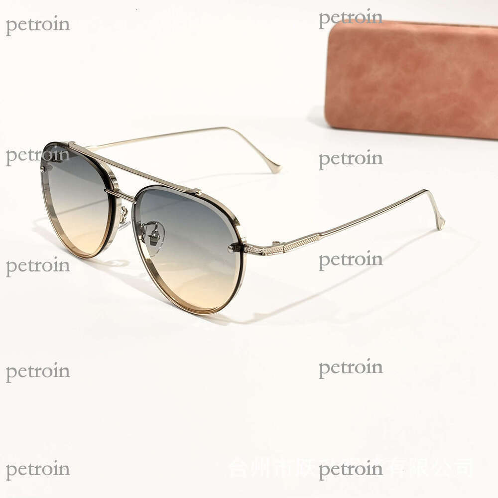 2025 New Fashion Double Bridge Metal Hot-Selling Gradient Sunglasses Outdoor Unisex Glasses
