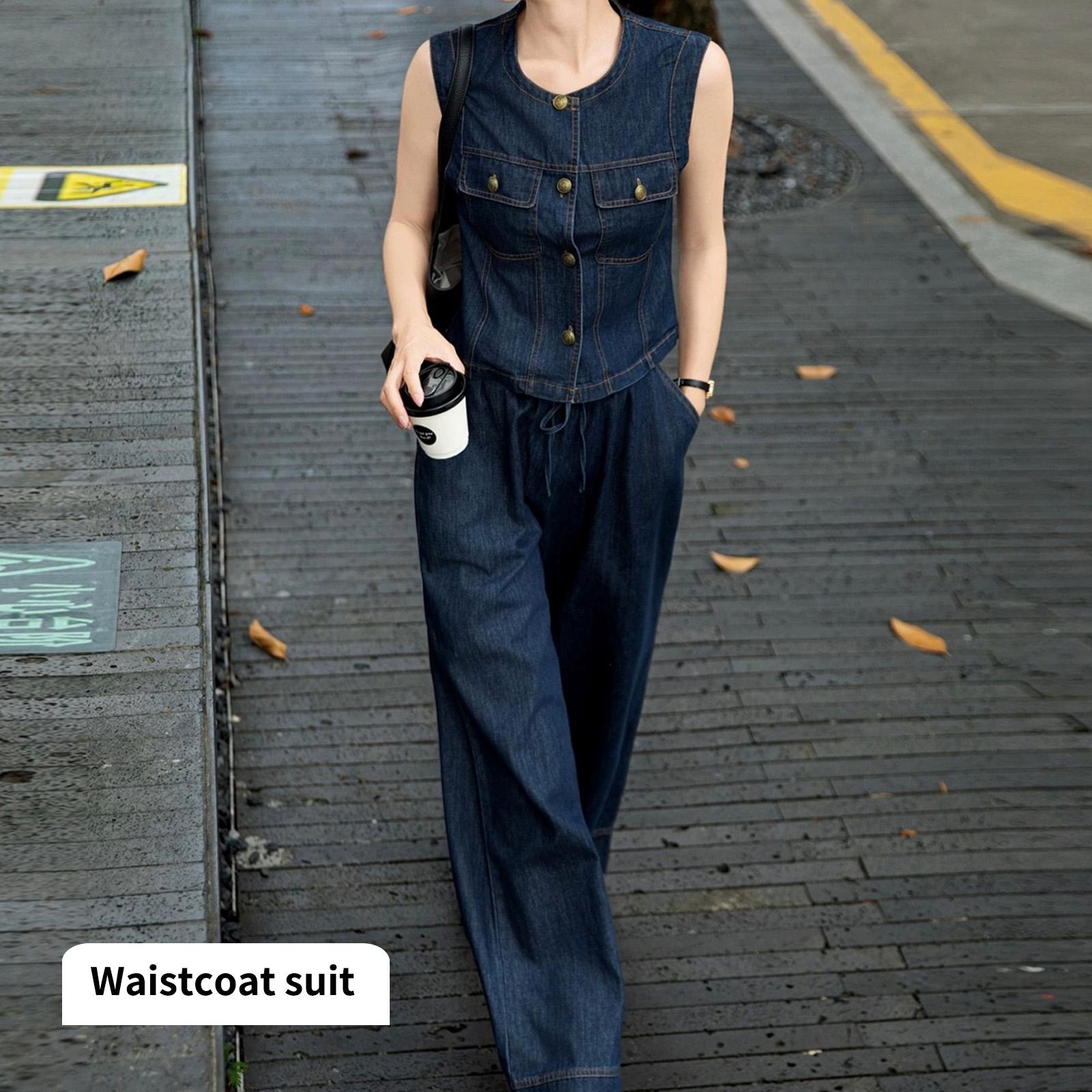 Womens Summer Casual Vest Set - Lightweight & Comfortable Outfit