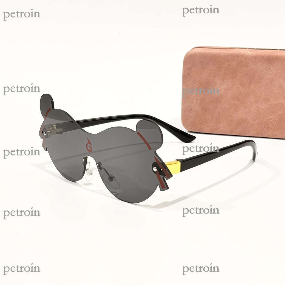 2025 Magic Child Cartoon Personality Cute Children's Rimless Edge Cutting Super Adorable Play and Photo Taking Nezha Sunglasses