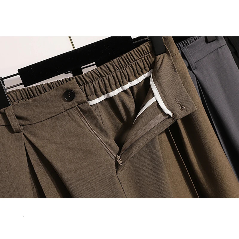 Plus Size Pant 2024 Autumn Wide Leg Loose Suit Pnats Female Korean Fashion Style Large Trouser 250808