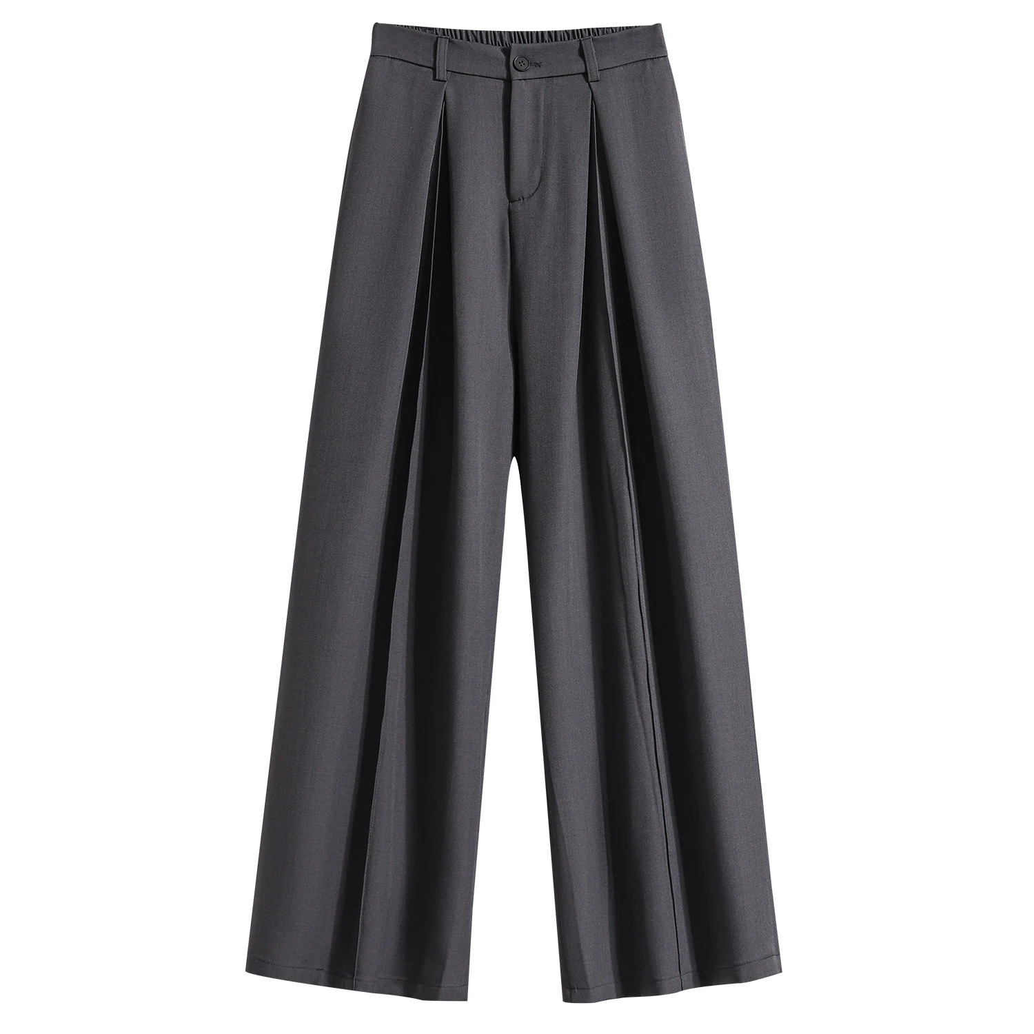 Plus Size Pant 2024 Autumn Wide Leg Loose Suit Pnats Female Korean Fashion Style Large Trouser 250808