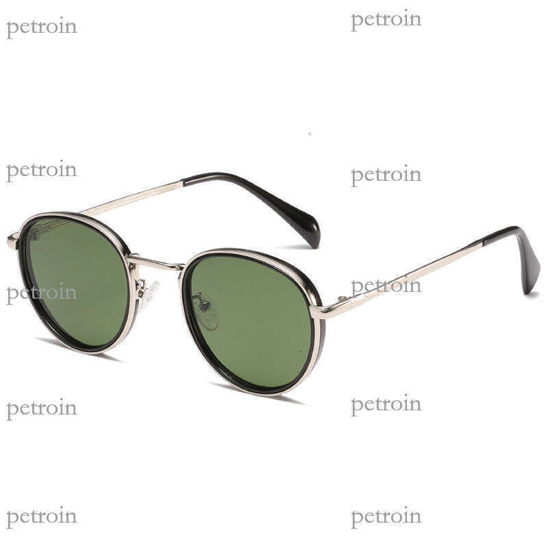 Round Frame Metal UV Protection Men and Women Classic fashion Trend Sunglasses