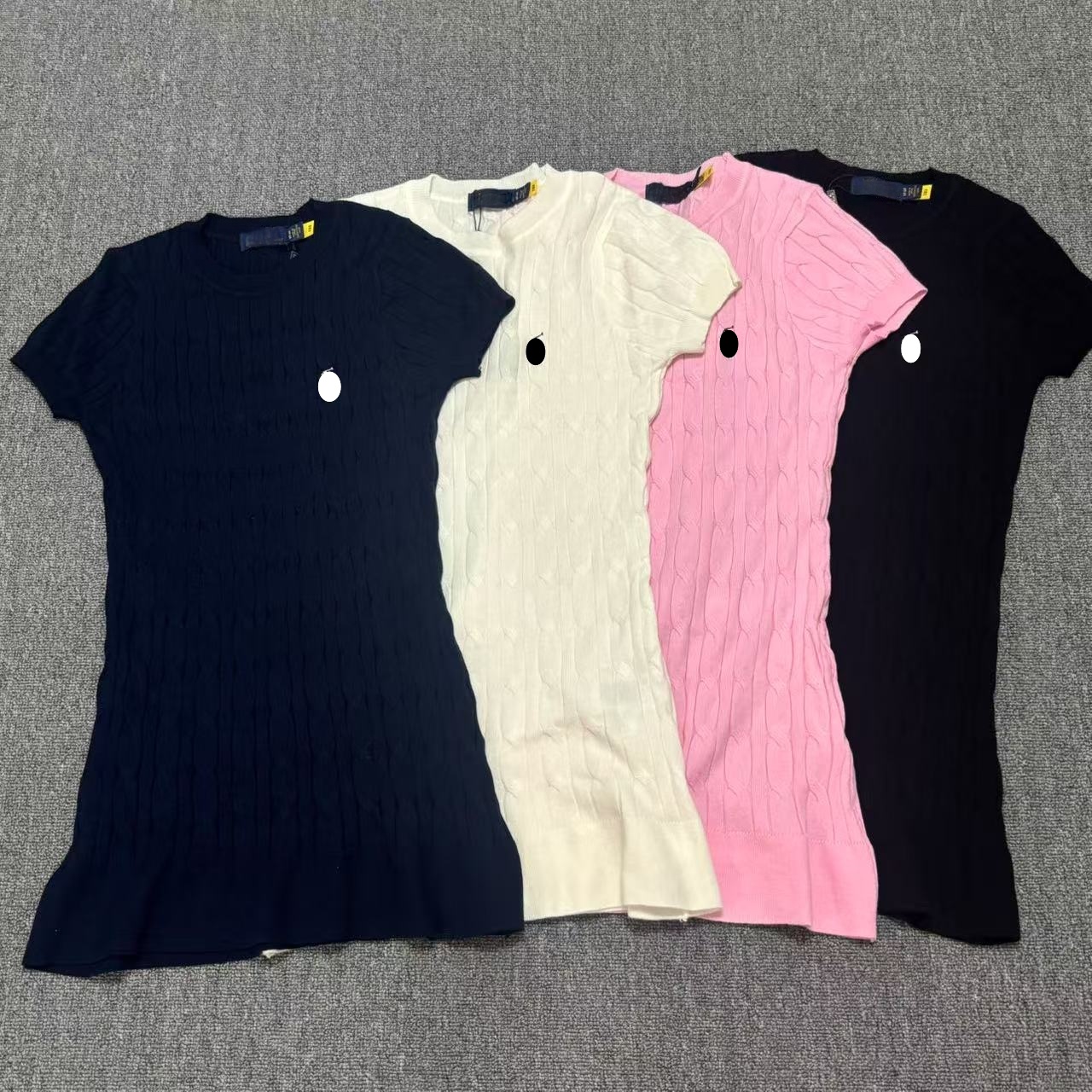 Designer Women's Polo Dresses Summer Cotton Classic Pony Embroidered Print Polo Knitted Skirt Fashion Casual Joker Short Sleeves Slim Dresses