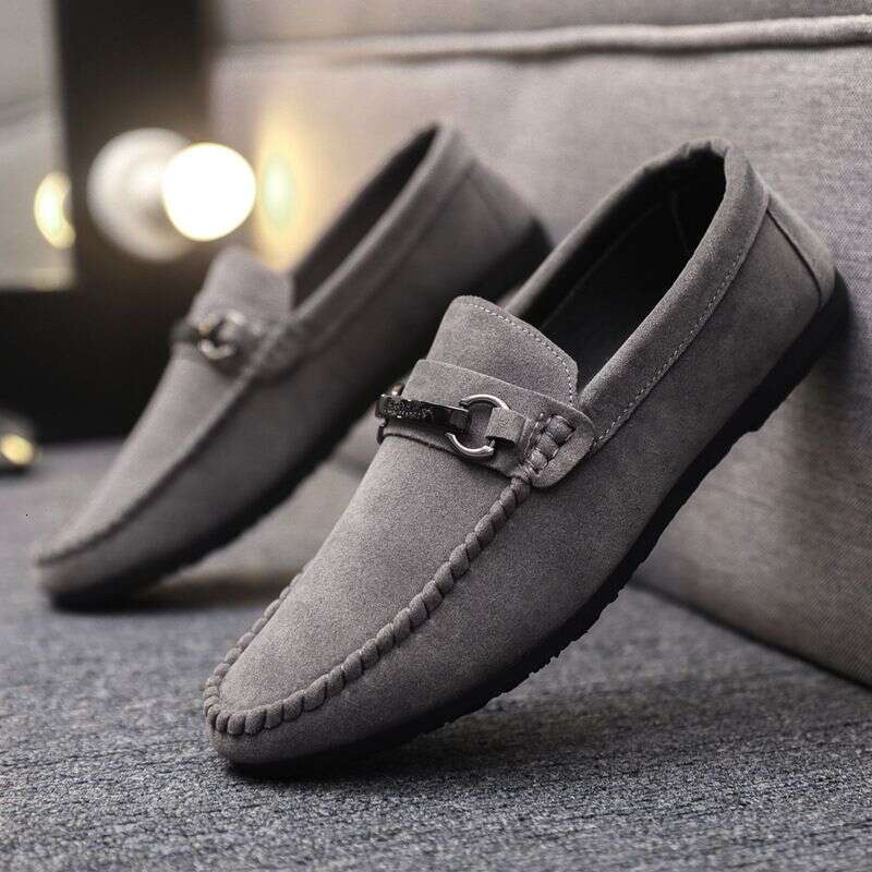 Lightweight Loafers, Bean Shoes, Men's Driving, Formal Attire, Wedding, Groom's Trend, Thick Soles, Anti Slip For Work