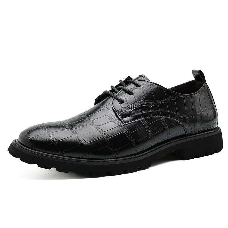 Business Autumn Winter British Style Casual Men's Formal Leather Shoes