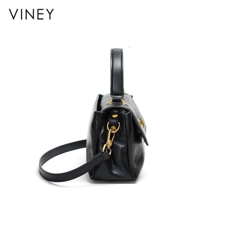 VINEY Ladies 2025 New Crossbody Women's Genuine Leather Large Capacity High-End Handbag Shoulder Bag