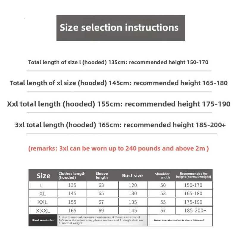 Fashion Classic Trendy Raincoat Internet Celebrity Outdoor Adult Hiking To Work School Raincoat Long Rain Coat Y250814