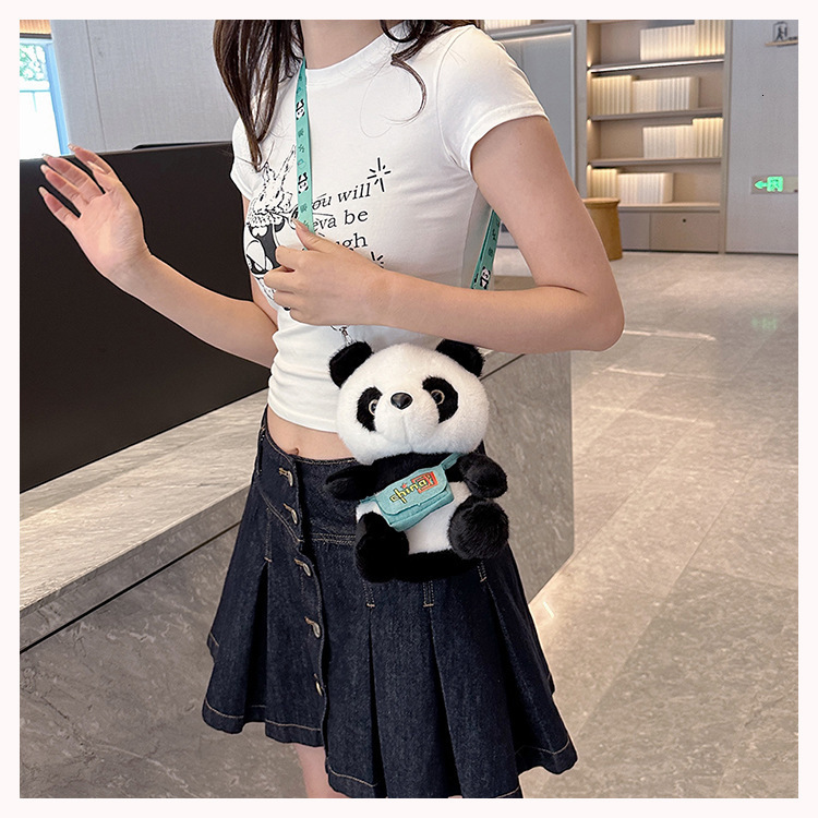 Autumn New Women's Shoulder Bag New Panda Bag Women's Crossbody Bag Cartoon Women's Shoulder Bag Autumn New Designer Bag Handbag