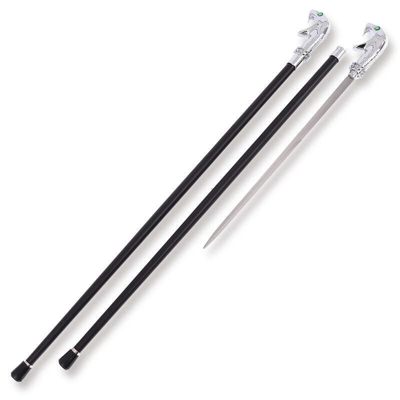 Lucius COS Potter Merchandise Malfoy Wand Cane Sword Metal Snake Head Prop Unsharpened