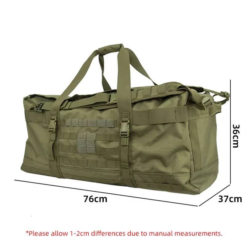 106L Lage Duffel Bag Camping Backpack Tactical Large Bags Men's Hiking Travel Mountaineering Trip Utility Gym Weekend Duffle