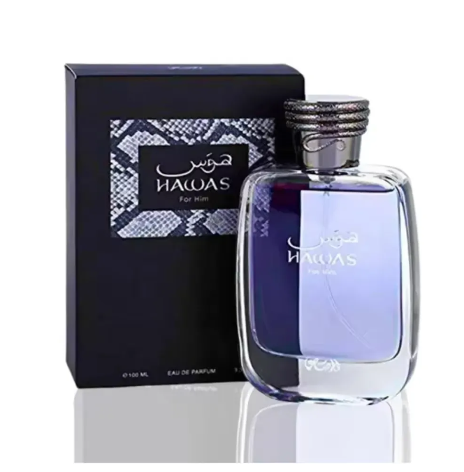 Rasasi Hawas For Him Perfume 100ml Man Fragrance Eau De Parfum Long Lasting Smell Brand EDP Men Cologne Spray Male Body Mist