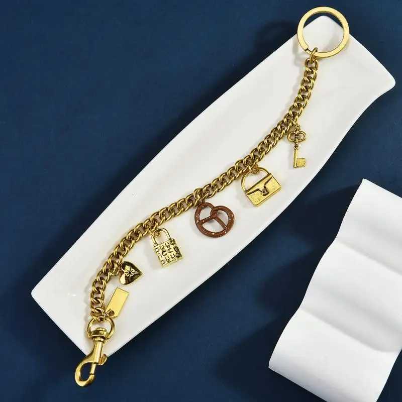 Stylish Biscuit Bag Charm Keychain Pendant Ladies Menger Bag Decor Unique Gift Y250815