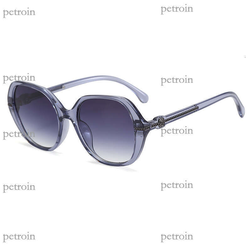 2025 New Camellia Metal Decor Fashion Sunshade Glasses Internet Celebrity Trendy Sunglasses for Men and Women High-end Shades