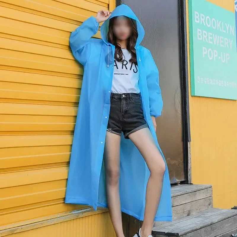 Raincoat Non-disposable Unisex Thickened Waterproof Outdoor Clothing Long Section of Anti-storm Rain Rainwear Y250814