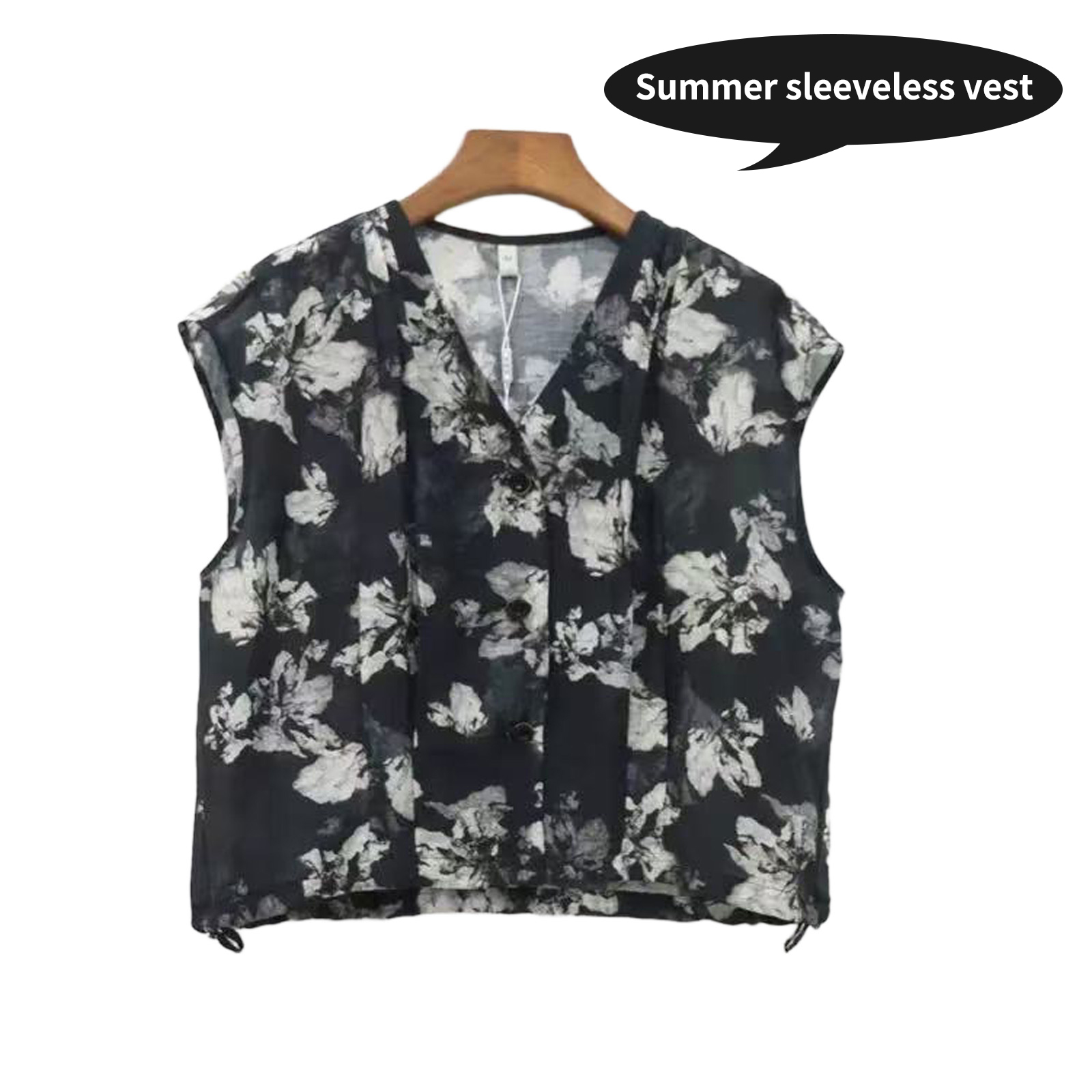 Chic Sleeveless Ladies' Top: Stylish and Airy Design