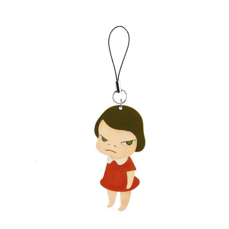 Nara Yoshito Phone Charm Keychain Acrylic Nara Yoshito Small Mobile Phone Chain Key Rin Accories Fans Gifts Y250815
