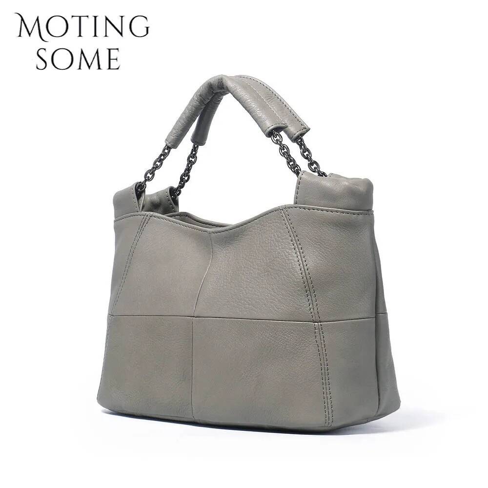 Motingsome Fashionable Women Shoulder Cow Leather Saddle Bags Mini Tote Cute Messenger Lady Daily Purses 2024 New