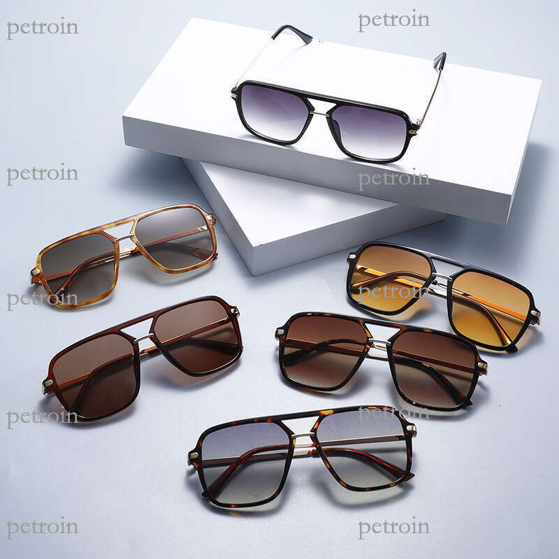 New Men's Fashion Women's Double Bridge Driving Sun Protection Sunglasses
