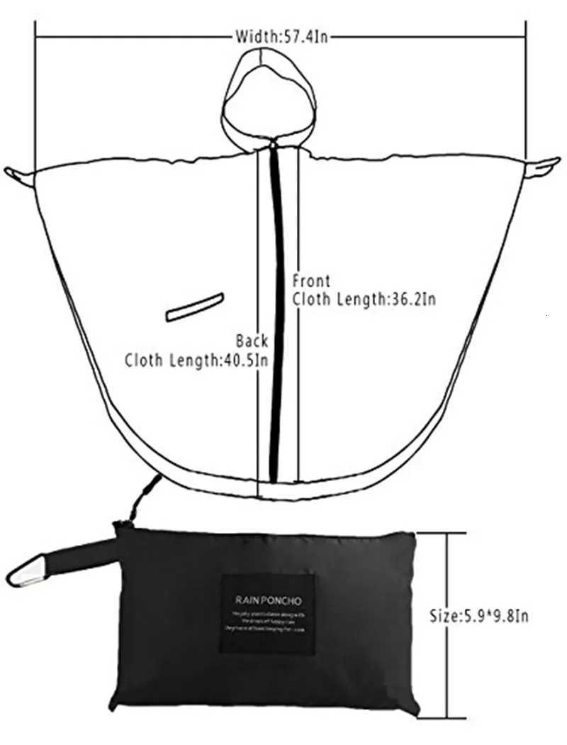 Women Men Poncho Raincoat Waterproof Tent Cover Wear Outdoors Hiking Biker Rain Coat Zip Cloak Trench Y250814