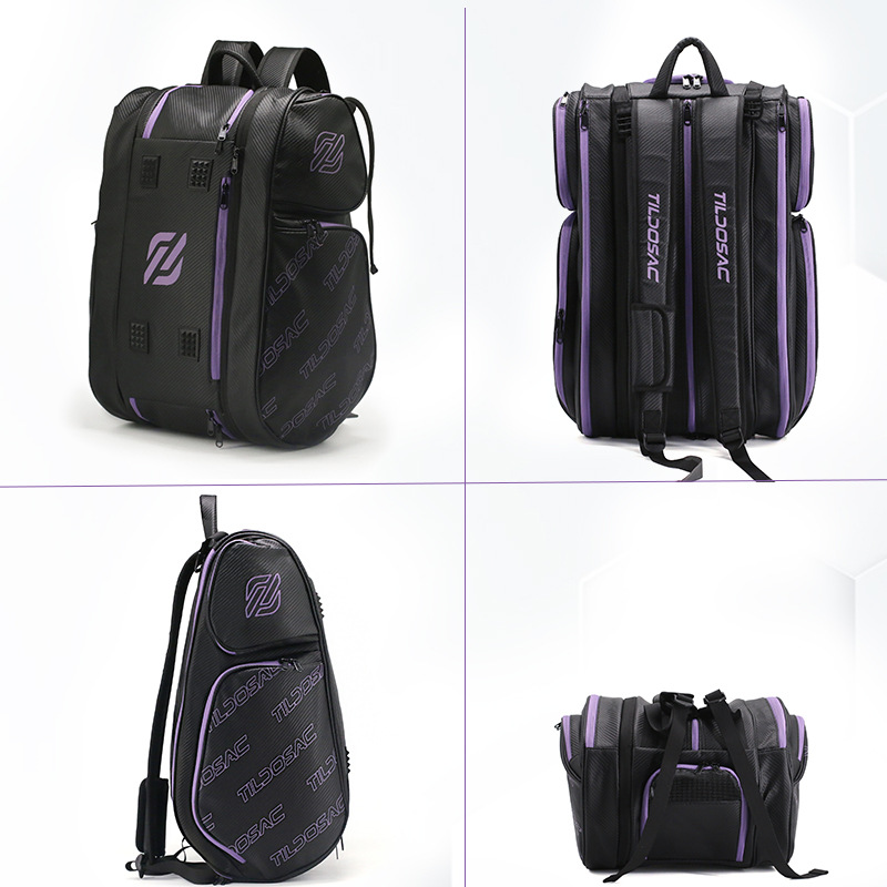 Detachable Multifunctional Pickball Racket Bag, Badminton Racket Bag, Tennis Bag, Large Capacity Spacious Comfort Outdoor Backpack