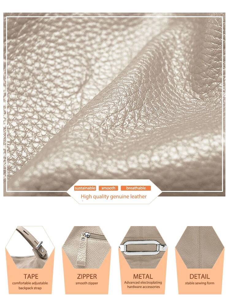 Zency 100% Genuine Leather Women Hobo Bag White Lady Tassel Shoulder Bags Classic Red Handbag Crossbody Purse 2024 Trendy