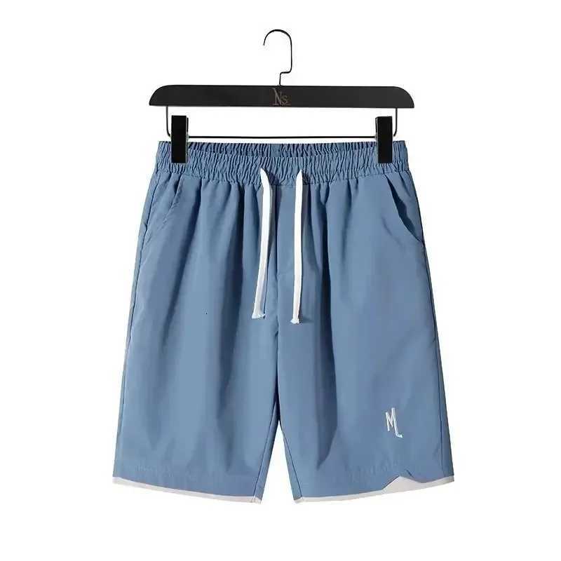 Ice Silk Student Pants Casual Mens Quick-Dry Shorts Loose Fit Sports Trendy Brand Ins Mens Pant Summer Jogging Short Pant 2025 Y250814