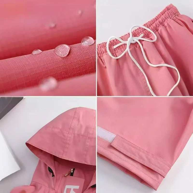 Two-piece Raincoat Rainstorm Proof Thickened Reflective Motorcycle Riding Raincoat Double-layer Men Rain Pants Y250814