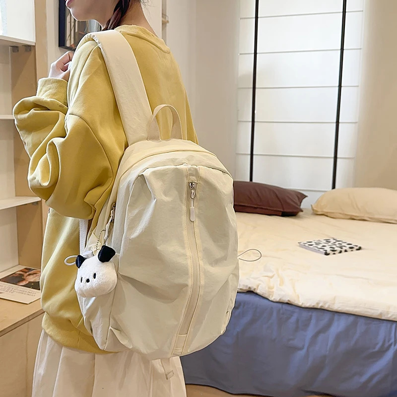 Summer Style Japanese Style Large-Capacity Backpack Korean Style Casual Computer Backpack High-Looking Simple Womens B 250809