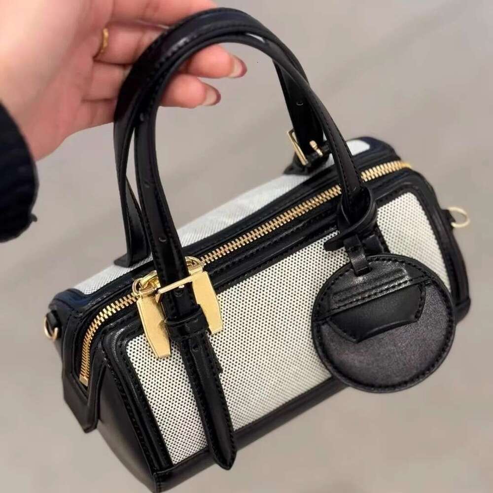 Designer Bag Tote Bag Shoulder Bag Internet Celebrity Same Style Th Anniversary Spring New Color Block Versatile Handheld Crossbody Boston Bowling Wom