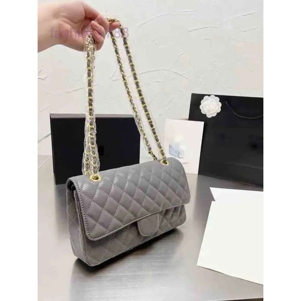 Evening CF Shoulder Bags Brand Fashion Simple Small Square Lingge Flap Women's Designer Chain Handbags